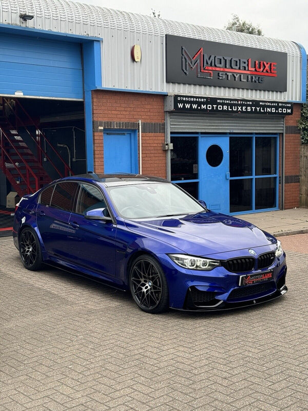 BMW M3 F80 GLOSS BLACK M PERFORMANCE KIT SPLITTER SKIRTS DIFFUSER SPOILER