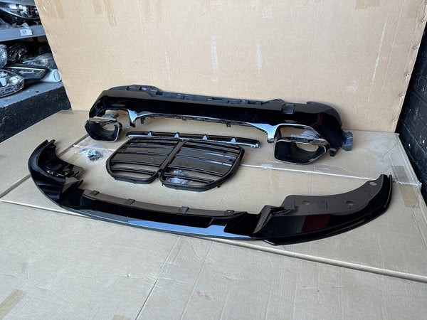 BMW 4 SERIES G22 G23 GLOSS BLACK M PERFORMANCE KIT SPLITTER DIFFUSER GRILLES
