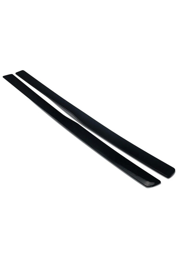 BMW M3 M4 F80 F82 F83 GLOSS BLACK SIDE SKIRTS EXTENSIONS M PERFORMANCE 2013-2018