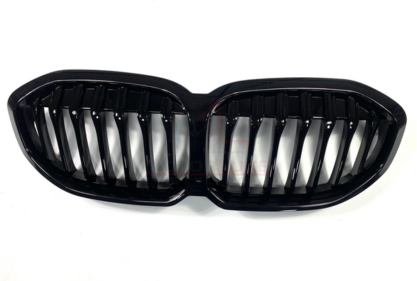 BMW 1 SERIES F40 GLOSS BLACK SINGLE SLAT GRILLE 2019-2023