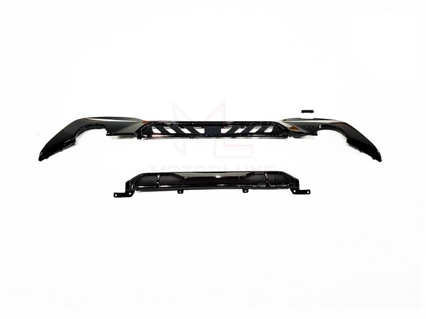 BMW 3 SERIES G20 G21 GLOSS BLACK REAR DIFFUSER 2019-2022